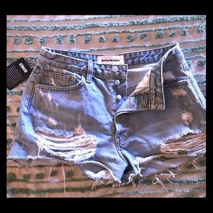 Reformation slash shorts